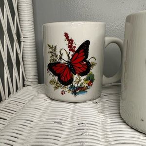 Vintage Butterfly Mug